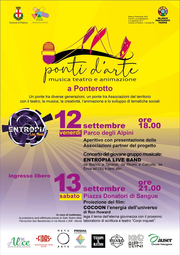 PONTI D’ARTE A PONTEROTTO PONTI D’ARTE A PONTEROTTO